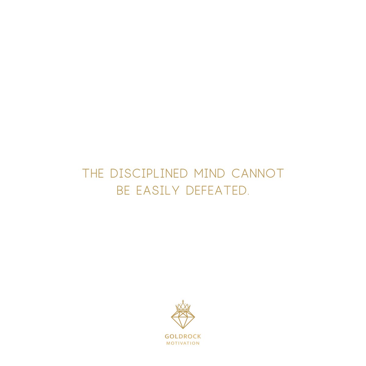GoldrockM's tweet image. The disciplined mind cannot be easily defeated.

#productivity
#mindset
#successmindset