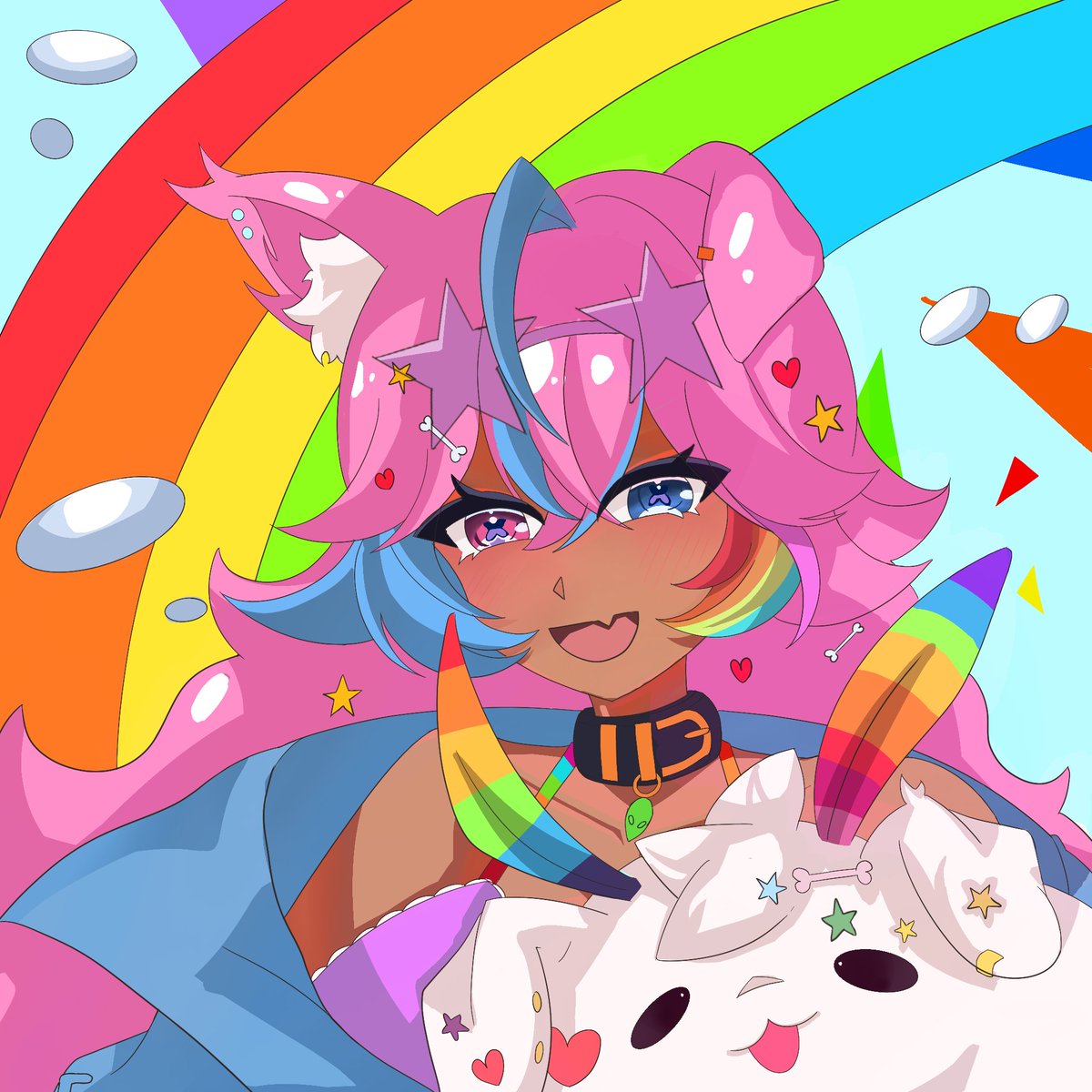 Ryythm 🌈💫 「DEBUT MAY」Arcade Dog VTuber tweet media
