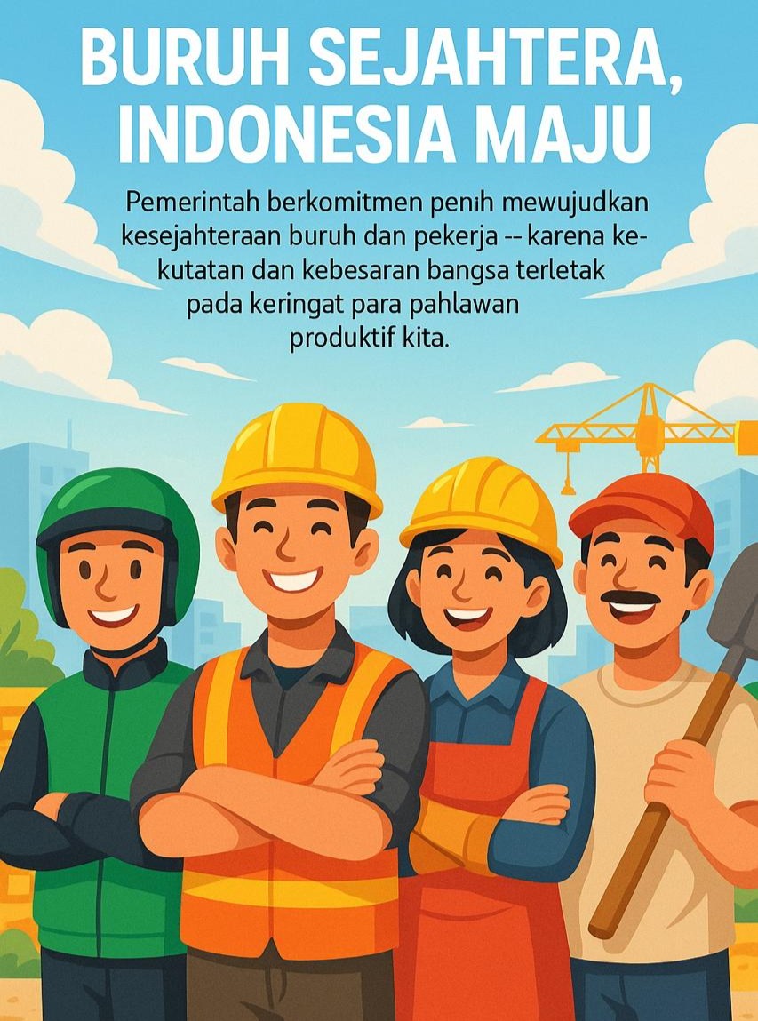 pacemenoo's tweet image. Pemerintah terus menunjukkan keberpihakan terhadap kesejahteraan masyarakat, salah satunya mendorong kebijakan yang pro buruh dan pekerja.

#HariBuruh
#BuruhSejahtera
#HidupBuruhdanPekerja
#PekerjaSejahtera