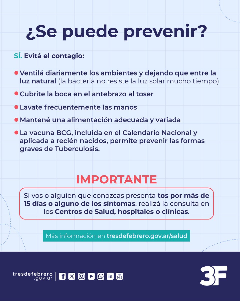 Municipalidad de Tres de Febrero tweet media