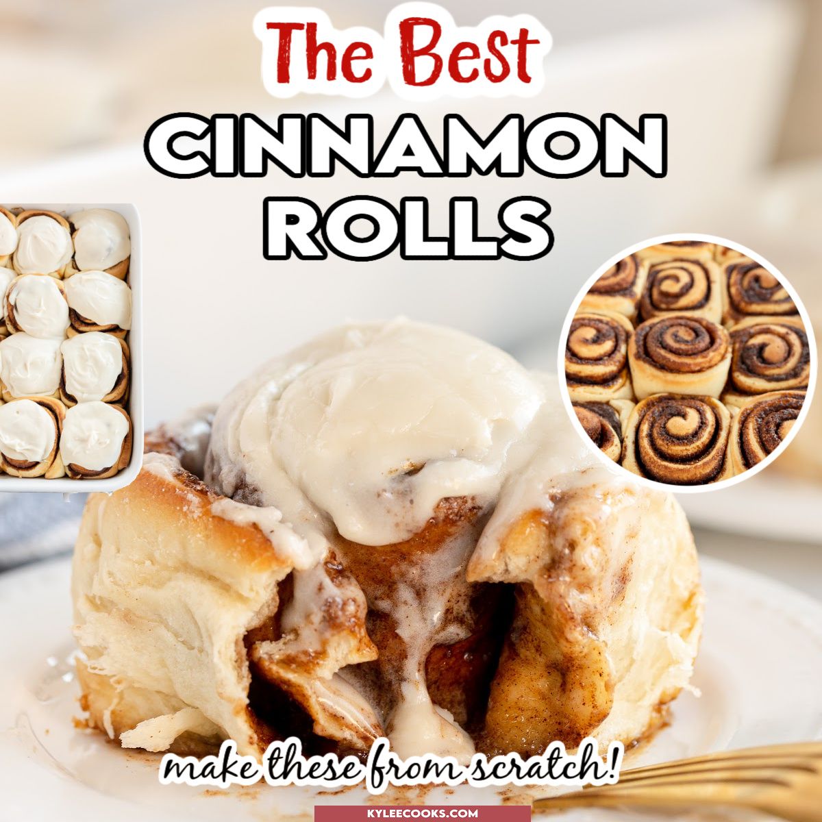 kyleecooks's tweet image. Fresh cinnamon rolls with that buttery brown sugar filling and cream cheese icing melting over the top. Weekend baking done right. #cinnamonrolls #breakfast #baking #kyleecooks kyleecooks.com/cinnamon-rolls/