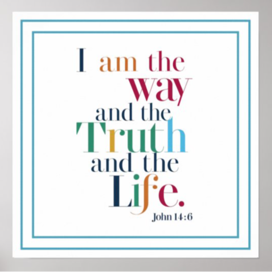 NickOlahJohn's tweet image. Centered on temporary trends or eternal Truth? Proclaiming "I am the Way and the Truth and the Life" (John 14:6) is the ultimate statement of identity for any   believer. 

zazzle.com/i_am_the_way_a…

Bold clarity for your daily spiritual sanctuary. #poster #truth #jesus