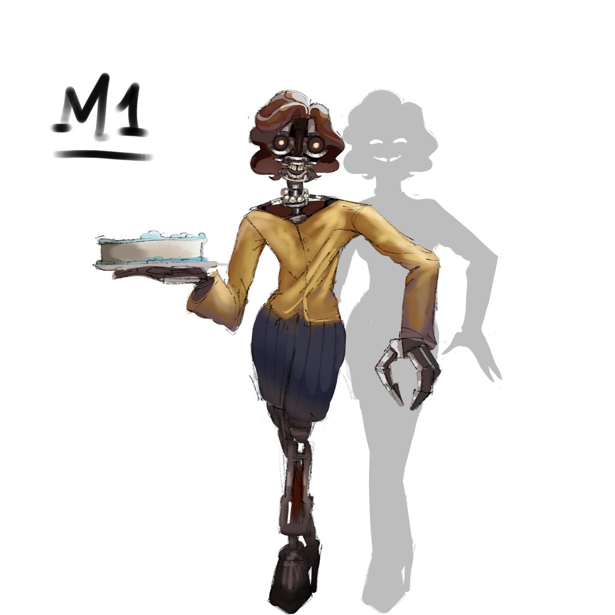 3lGabri34865's tweet image. Bite by Night M1/Fionna Mimic skin 
#bitebynight #fnaf #fnaffanart #roblox #mimic #conceptart