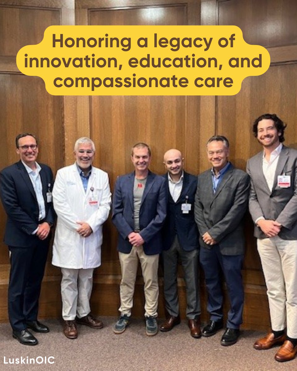 LuskinOIC's tweet image. This year, we were honored to welcome Dr. Jonathan G. Schoenecker as our Visiting Professor. During his time with us, he led a featured presentation at Grand Rounds, and engaged with residents.

#LuskinOIC #PediatricOrthopedics #MedicalEducation