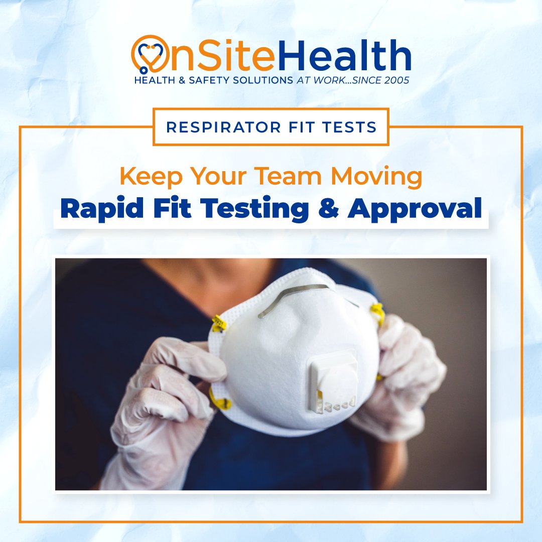 OnSiteHealthLLC's tweet photo. Need your team’s Medical Clearance Respirator Use Forms (MCRUFs) approved fast? OnSite Health reviews and returns MCRUFs within 24 hours, so you can keep fit testing on schedule and minimize downtime. Streamline compliance and keep your team safe. https://t.co/gJn5XqTxYl