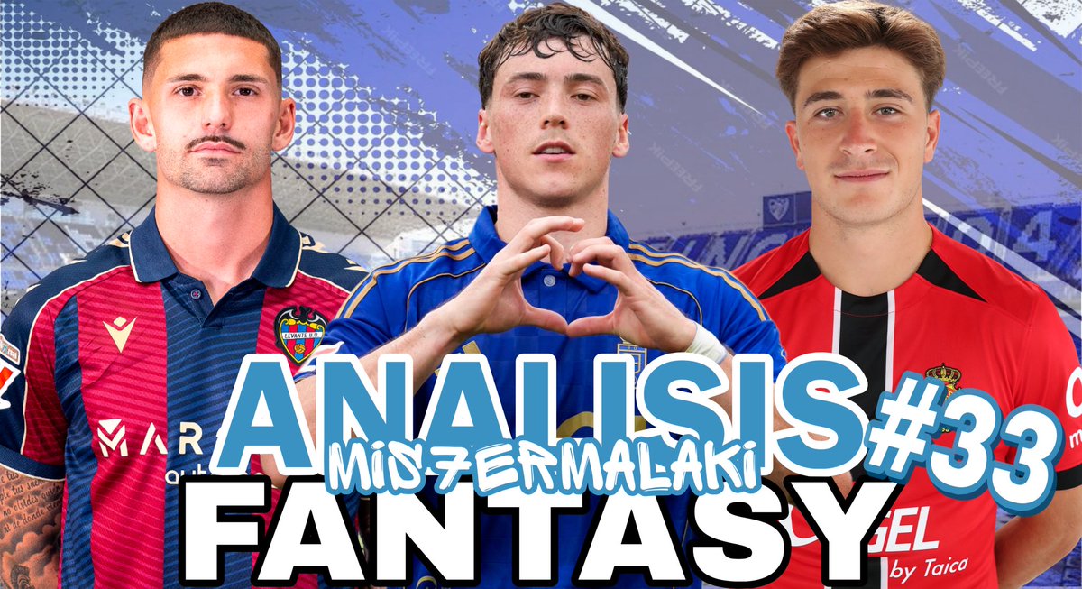 MIS7ERMALAKI's tweet image. Predicción #Laliga Jornada 3️⃣3️⃣
Analisis en clave #fantasy 
⭐ Mvp
⚽ Ariete
👀 Apuesta
🤡 Mal día
💵 Chollo
🔔 Recomendación
ℹ️ Toda la info en @jornadaperfecta ✅
Se agradece 💙| 🔁Dentro 🧵 ⤵️
