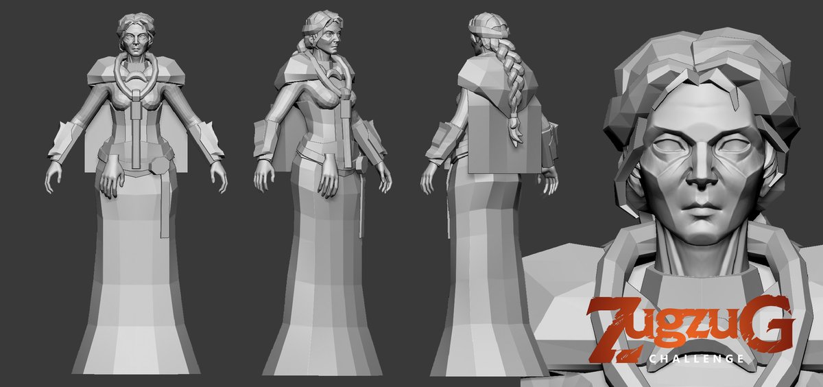 sambol0sculpt's tweet image. patreon.com/posts/zugzug-c… 
I'm joining the ZugZug artist challenge. Here is 1st WIP. Wish me luck! #zugzugchallenge #workinprogress