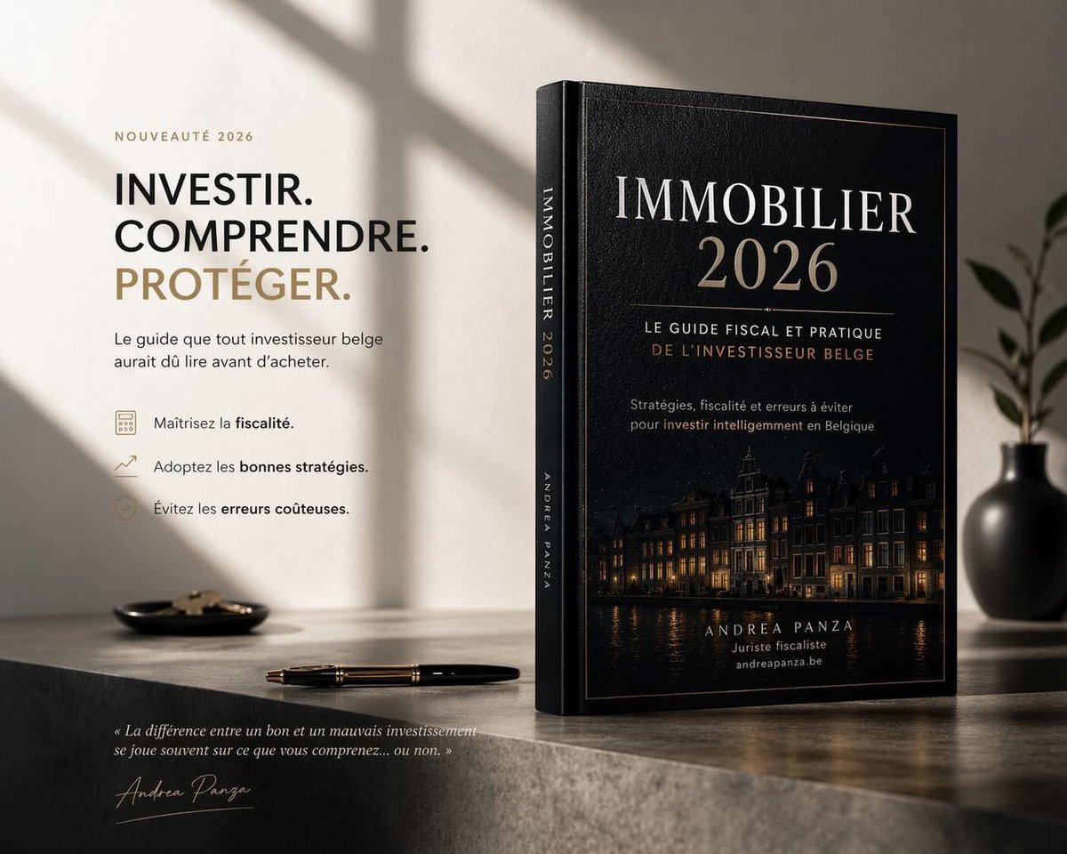 andreapanza's tweet photo. IMMOBILIER 2026 est sorti.
Le guide fiscal et pratique que tout investisseur belge aurait dû lire AVANT d’acheter.

Disponible maintenant sur Amazon 👉 https://t.co/er8Z1WRzS4

#ImmobilierBelgique #InvestissementImmobilier #FiscalitéBelge #PatrimoineImmobilier #Immobilier2026 https://t.co/mQ5HDH2sr0