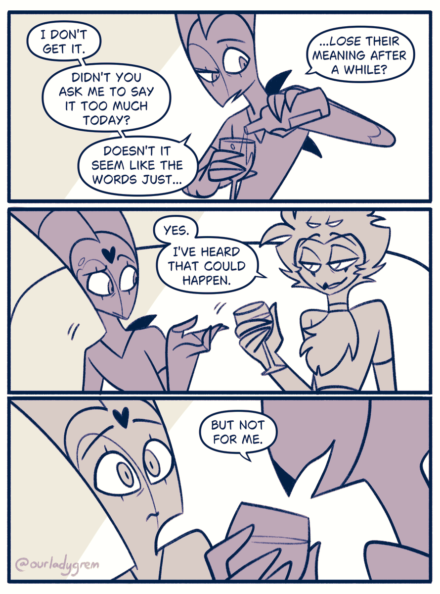 ourladygrem's tweet image. say it... 👄
page 5-7/9
#helluvaboss #stolitz #stolas #blitzo