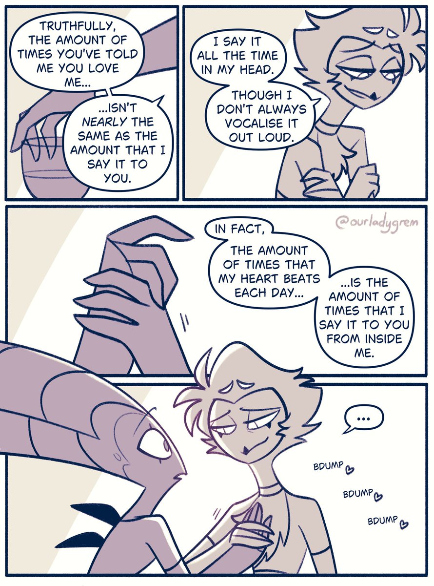 ourladygrem's tweet image. say it... 👄
page 5-7/9
#helluvaboss #stolitz #stolas #blitzo