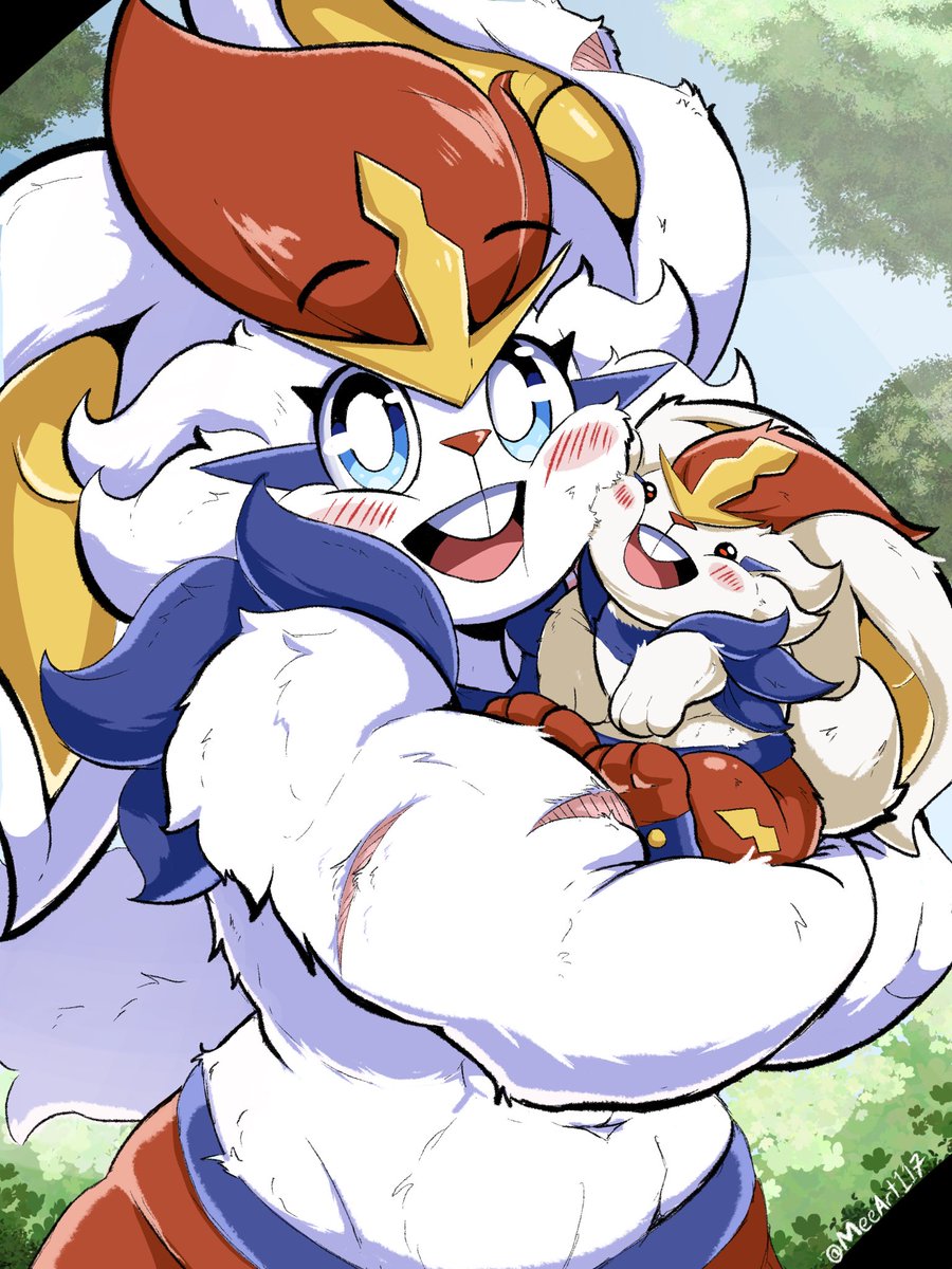 Two perfectly normal Cinderace