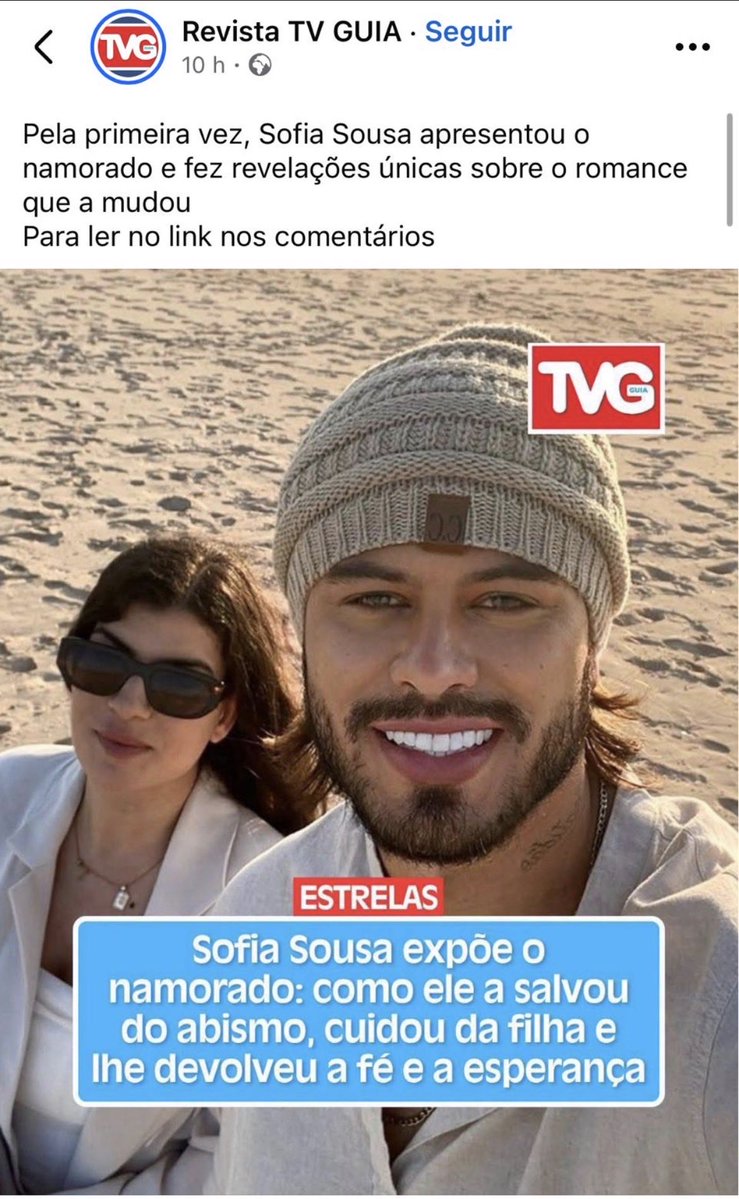 Eu não sou de intrigas, mas vocês já foram ao IG da Sofia Sousa ver o “novo namorado”, ou sou só eu que acho que o boy é IA?
As fotos são montagens descaradas, não é possível uma coisa destas 😂
#sstvi