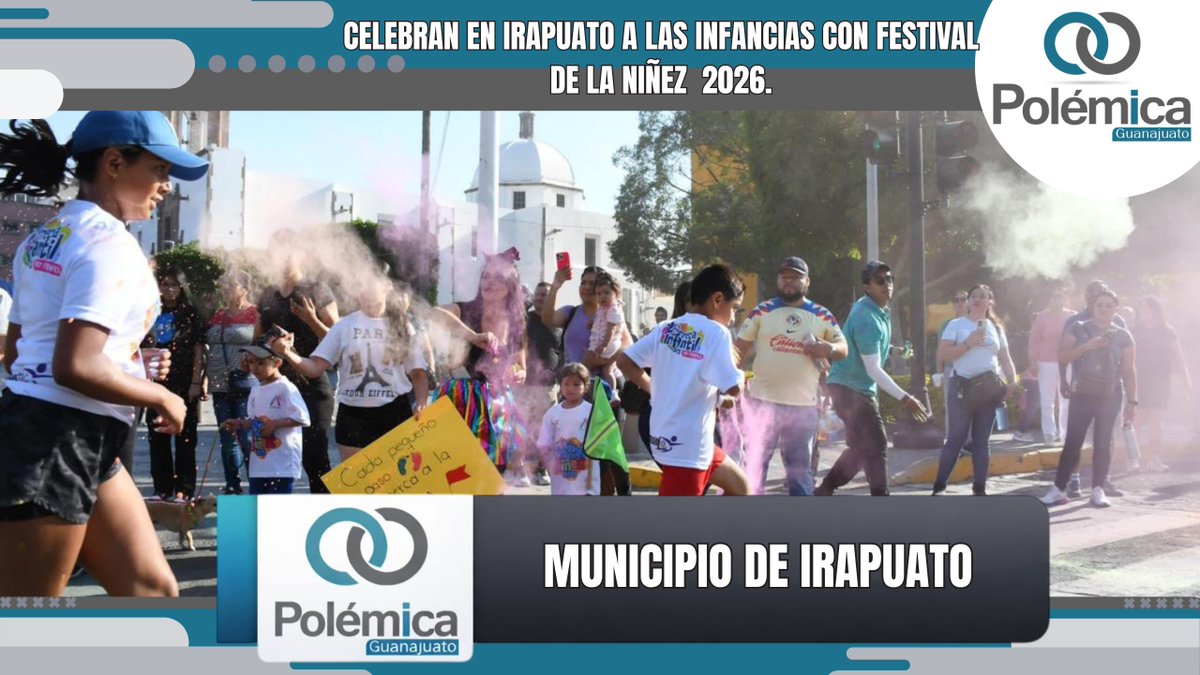 polemicagto1's tweet image. #Irapuato #niños #diadelniño
CELEBRAN EN IRAPUATO A LAS INFANCIAS CON FESTIVAL DE LA NIÑEZ  2026.
@irapuatogob 
polemicaguanajuato.com/celebran-en-ir…