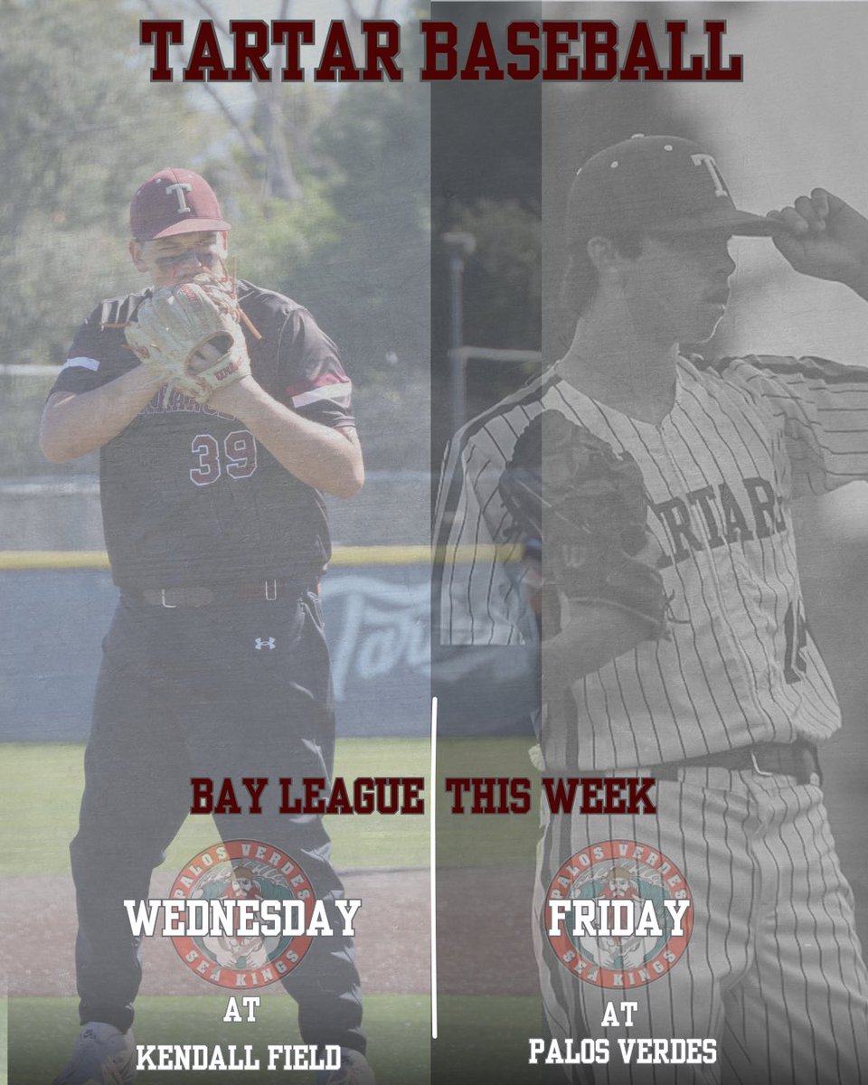 TartarsBaseball's tweet image. This week! The Tartars and Sea Kings square off in a home-and-away series.

Come out and support the ball club!

•
•
•

#earnit #fortheteam #thetorrancehigh #torrance #discover