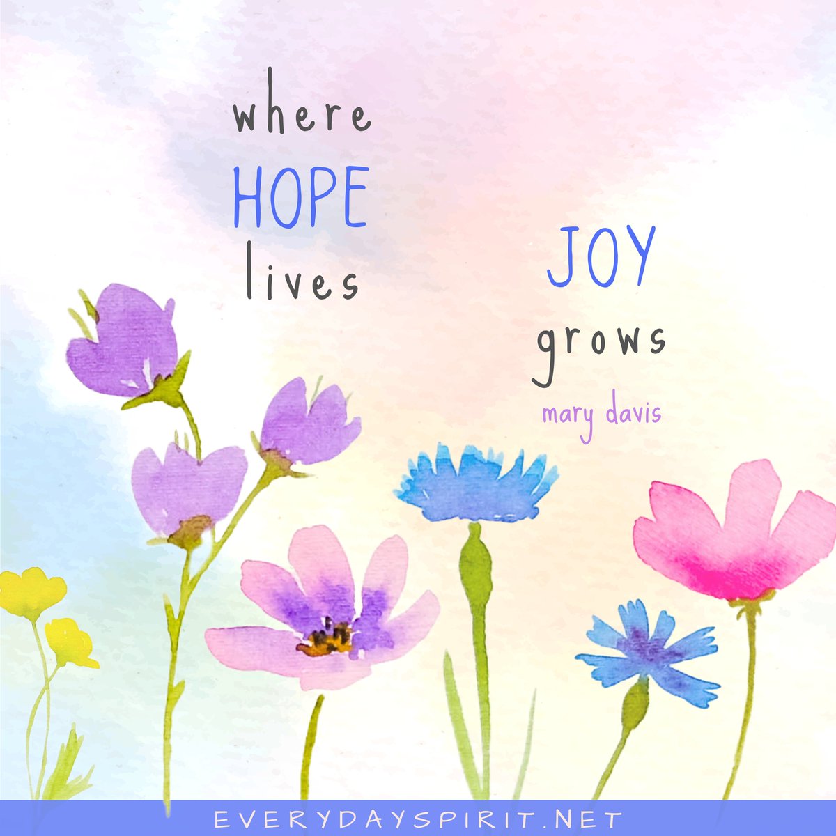 ChristaN7777's tweet image. From Everyday Spirit: Where HOPE lives, JOY grows. #Quote