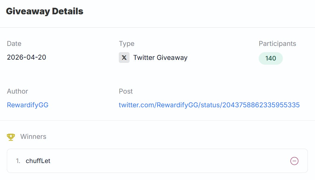 Rewardify.gg 🎉 tweet media