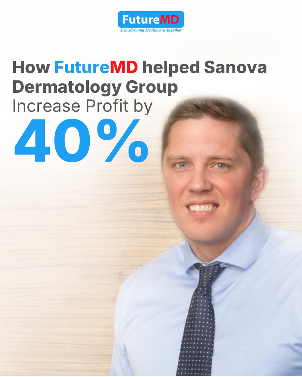futuremd1923's tweet image. Real results, not promises.

FutureMD helped a dermatology group boost profits by 40%, by streamlining workflows, reducing revenue leakage, and optimizing RCM.

See how: futuremdsolutions.com/case-study/san…

#FutureMD #CaseStudy #RCM #MedicalBilling #HealthIT