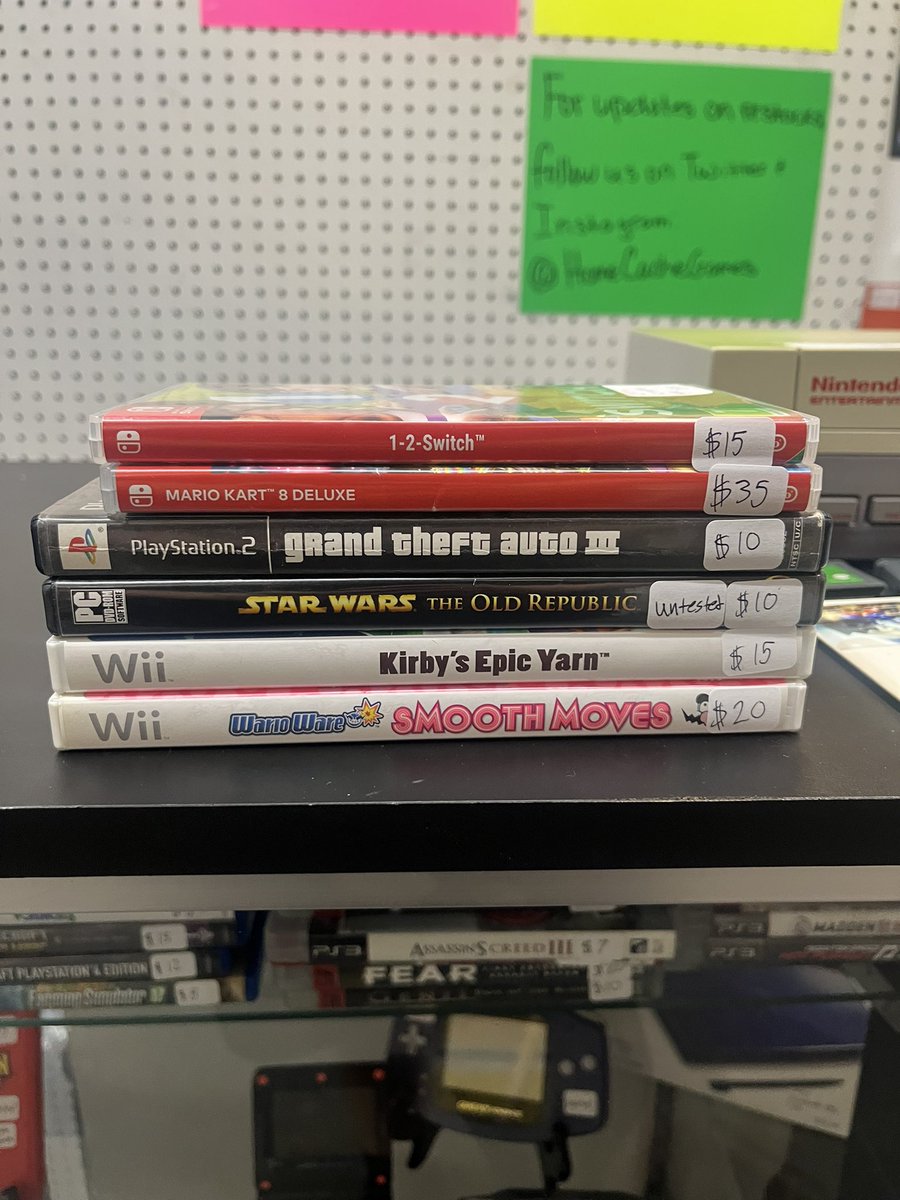 HomeCacheGames's tweet image. RESTOCK! For those ppl, looking for a NES, now is your chance to snag one!

We also offer CRT TVs! This is a really nice 13-inch Panasonic with a VCR combo, perfect for reliving the nostalgia of the retro era!

Address in my bio!
#nintendo #nes #switch #gameboy #ps2 #crt