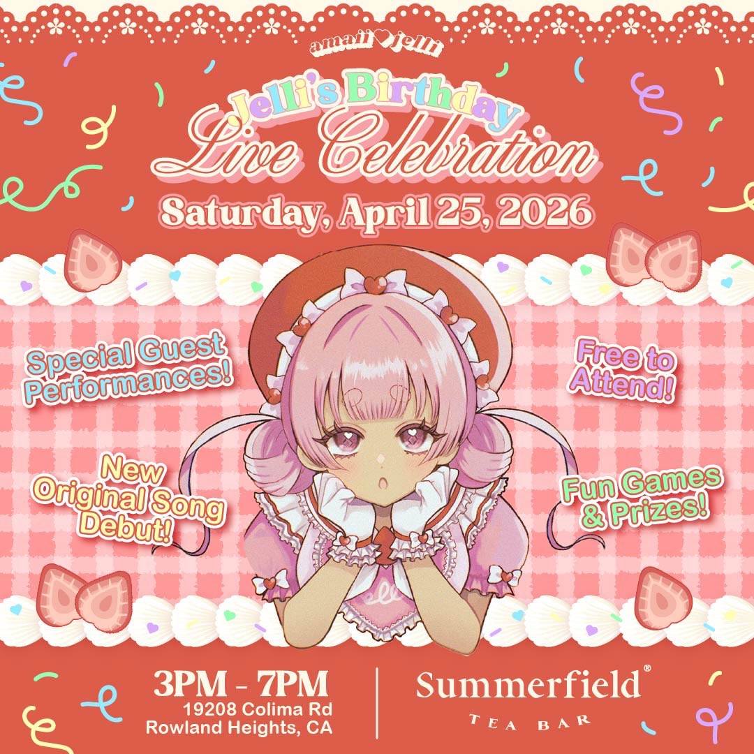 amaiicake's tweet image. 𝐉𝐞𝐥𝐥𝐢’𝐬 『𝐌𝐲 𝐇𝐞𝐚𝐫𝐭’𝐬 𝐏𝐚𝐭𝐢𝐬𝐬𝐢𝐞𝐫𝐞 』
𝐌𝐞𝐫𝐜𝐡 𝐋𝐢𝐧𝐞𝐮𝐩! 🍰✨

Available at Jelli’s Birthday Live on April 25th! ♡

Pre-order Cheki available for sale online NOW ▼

Link: ko-fi.com/s/dcace537da

#teatime #idol #アイドル #jelli #myheartspatissiere