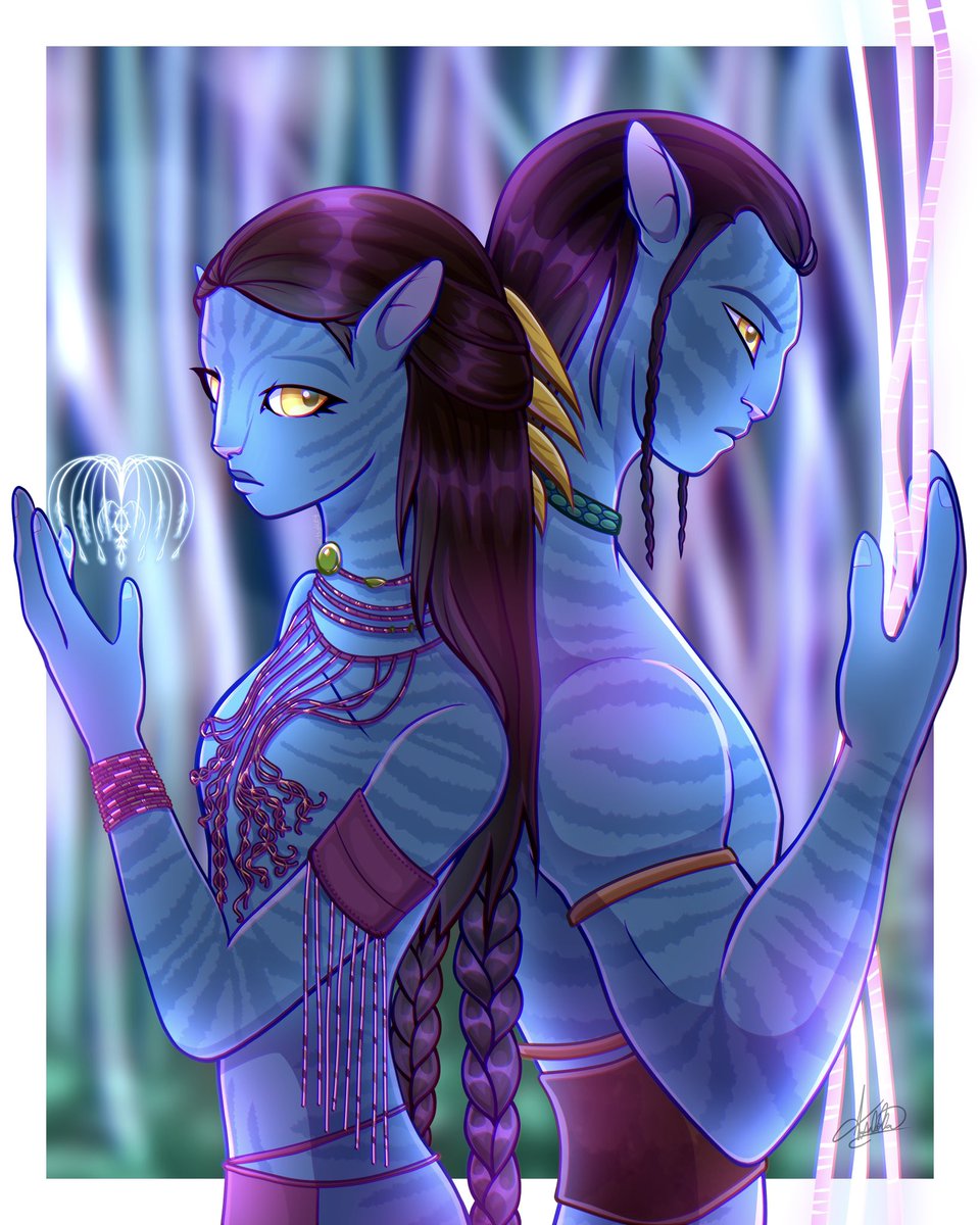 Jake and Neytiri #Avatar 🌌