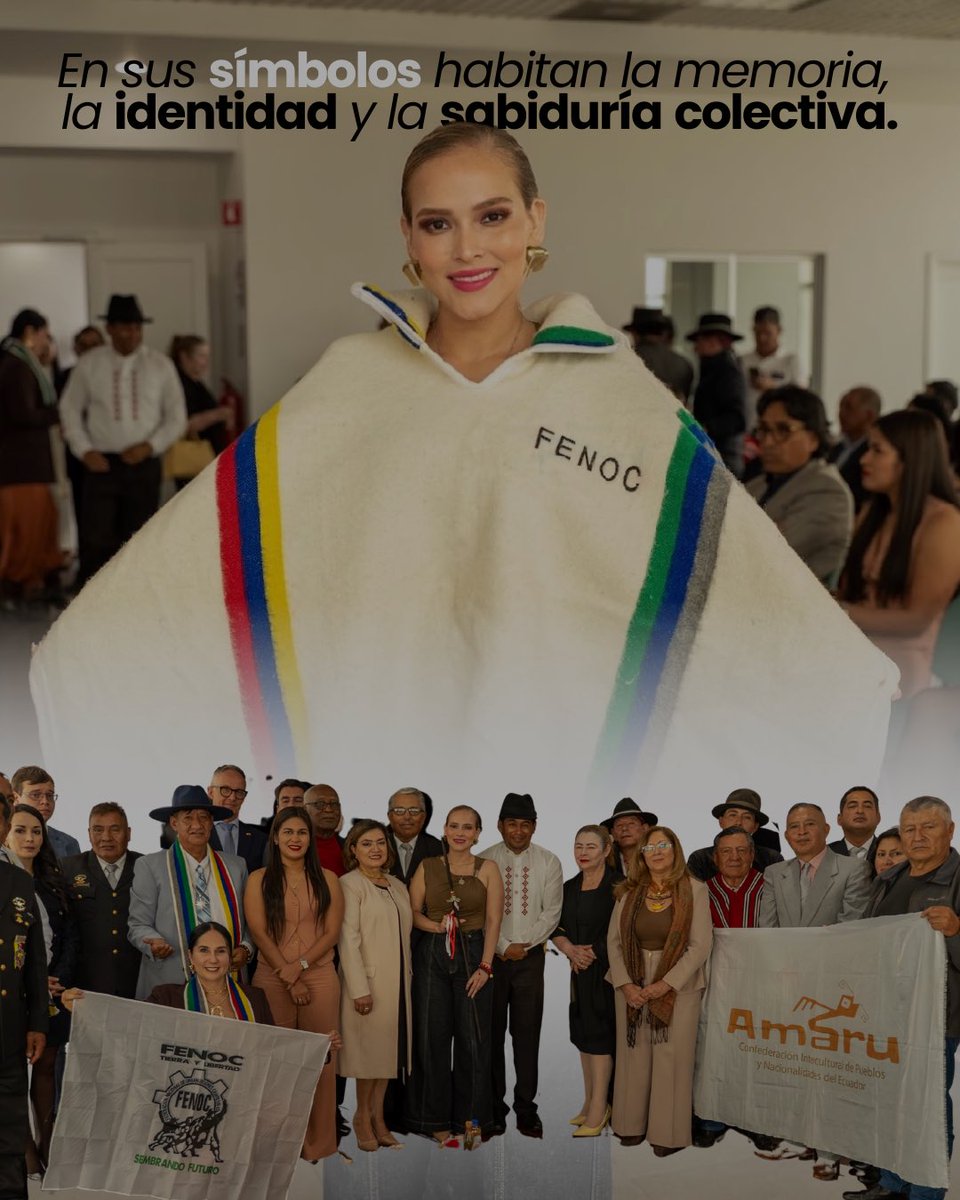 JUNEBG's tweet photo. Recibir el bastón de mando de AMARU (Confederación Intercultural de Pueblos y Nacionalidades) y el poncho de FENOC (Federación Nacional de Organizaciones Campesinas) es asumir un reconocimiento que trasciende lo simbólico.

🤝 #IntegraciónAndina #RegiónAndina https://t.co/vib1mzMSC1