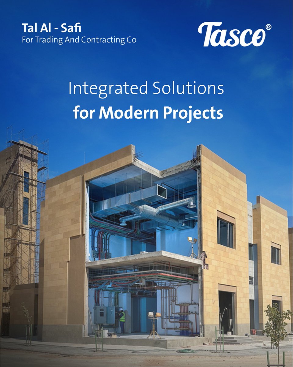 TASCO_Co's tweet image. TASCO delivers integrated MEP solutions with precision and reliable execution.

From HVAC, electrical, and plumbing to fire protection and smart control systems—we manage every detail with care to keep projects moving forward confidently.  

#TASCO #MEP #EngineeringSolutions