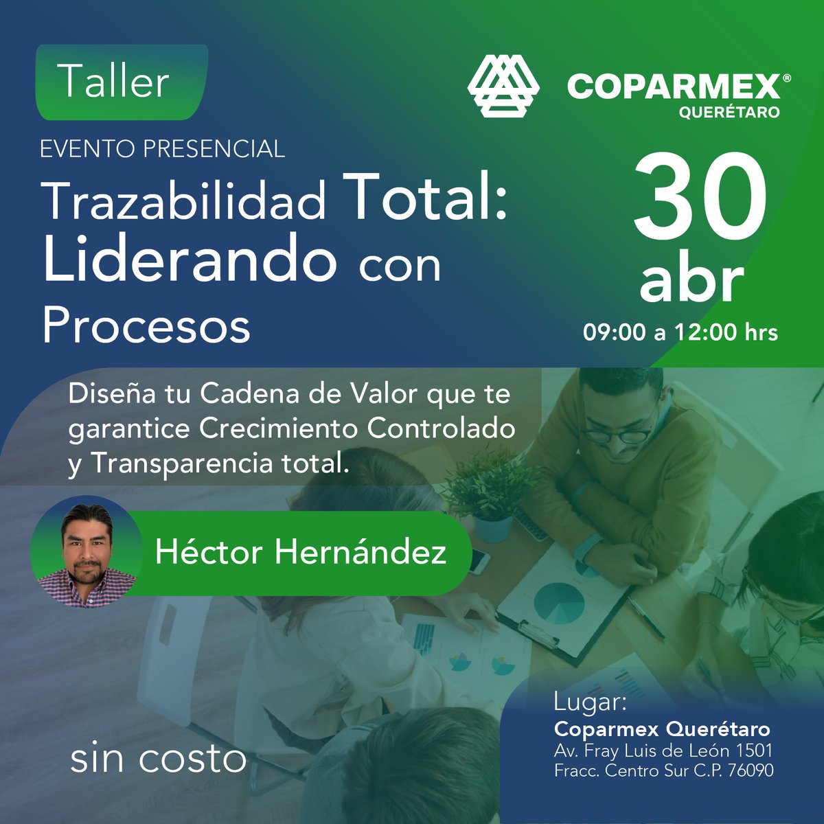 coparmexqro1's tweet image. 🚀 Trazabilidad Total: Liderando con Procesos 📷 Aprenderás una metodología práctica para identificar la cadena de valor de tu empresa y convertir los procesos en oportunidades reales de crecimiento. Completa tu registro: forms.gle/E93LsseSdw62sf… #CoparmexQuerétaro #Capacitación