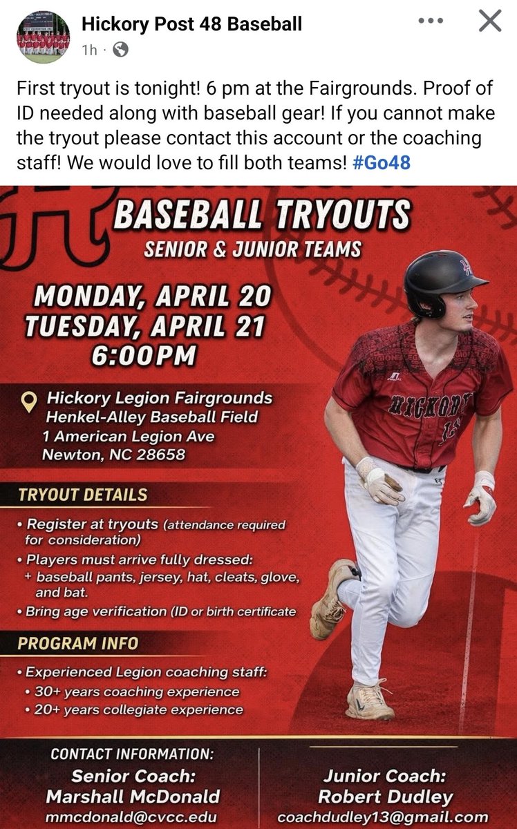 Post 48 American Legion Baseball tweet media