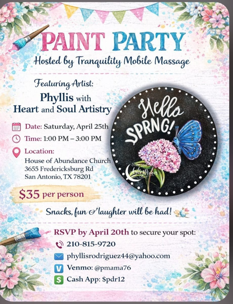 hoaministry's tweet image. Paint Party Reminder! 
This Saturday is the big day—and today is the last day to register!
Come relax, have fun, and enjoy great food and fellowship. Don’t forget to RSVP to secure your spot.
Bring someone along—the more, the merrier!

#PaintParty #SpringVibes #CreativeFun #Art