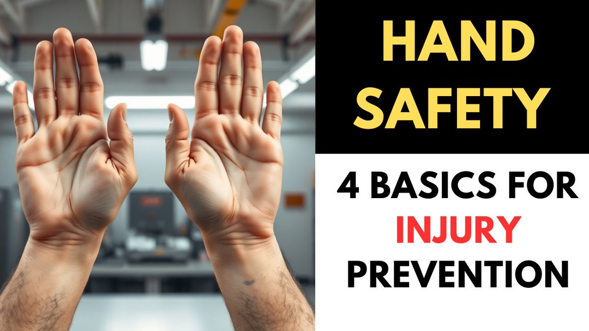 safelyio's tweet photo. Hand Safety Toolbox Talk: 4 Basics To Avoid Hand Injuries https://t.co/1jBQgBhqq1 via @YouTube https://t.co/CpO2ZqCIES