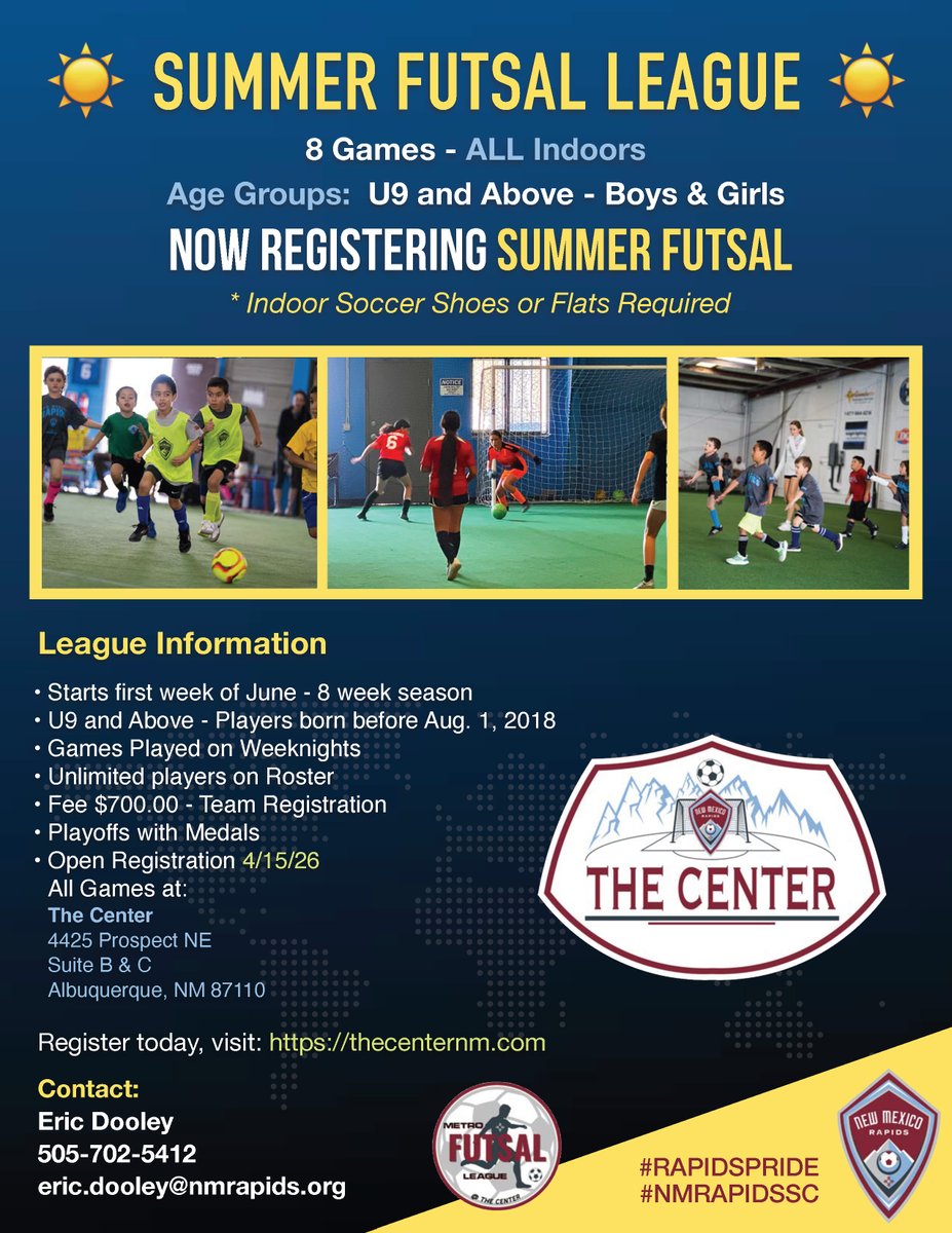 New Mexico Rapids Soccer Club tweet media