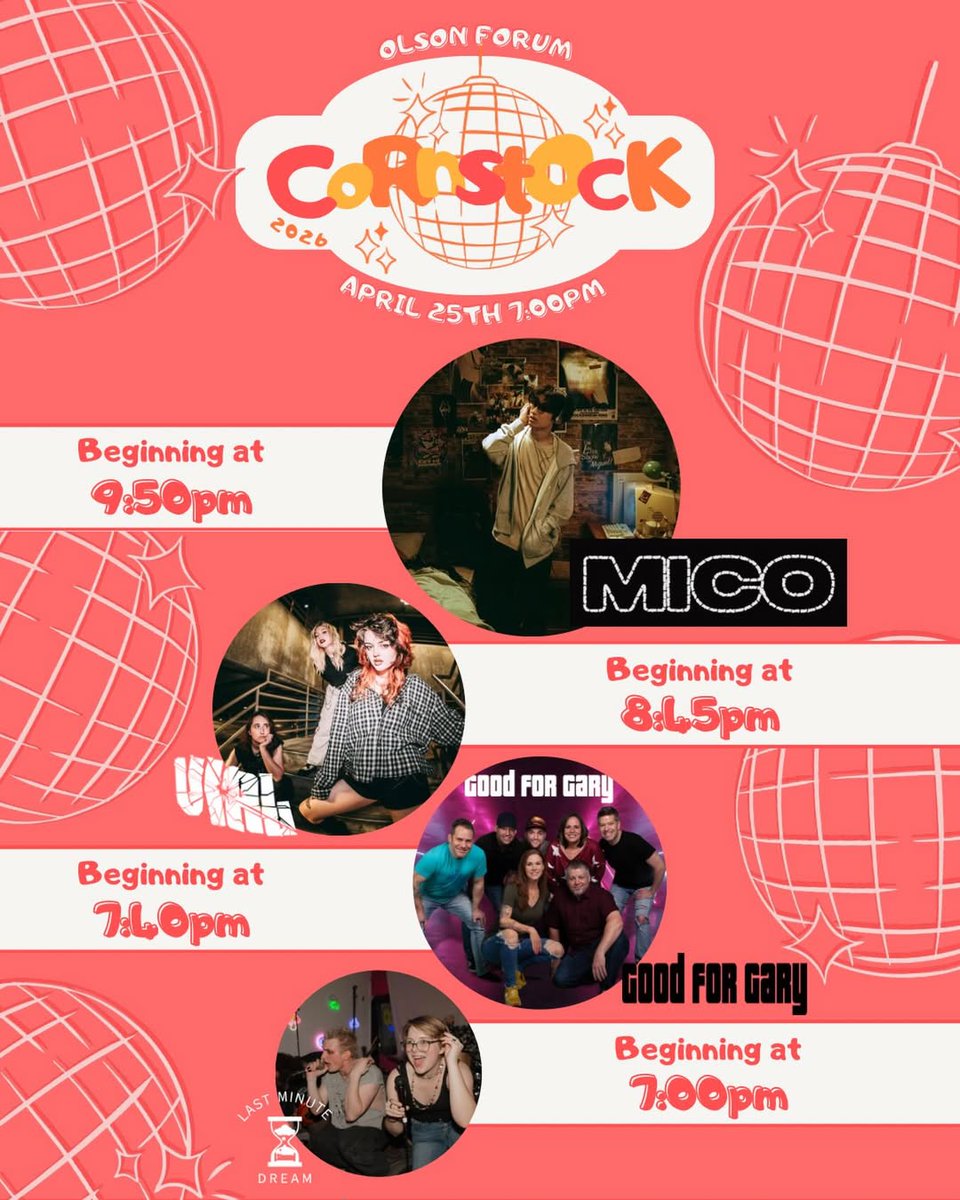 micosource's tweet image. #MICO will be headlining this year's CORNSTOCK 2026 in Moorhead, MN on April 25, 2026! 🌽

🕑 9:50pm
📍 Olson Forum

More info here: cglink.me/2vM/r381372
#micotoronto #minnesota #cornstock #concordiacollege