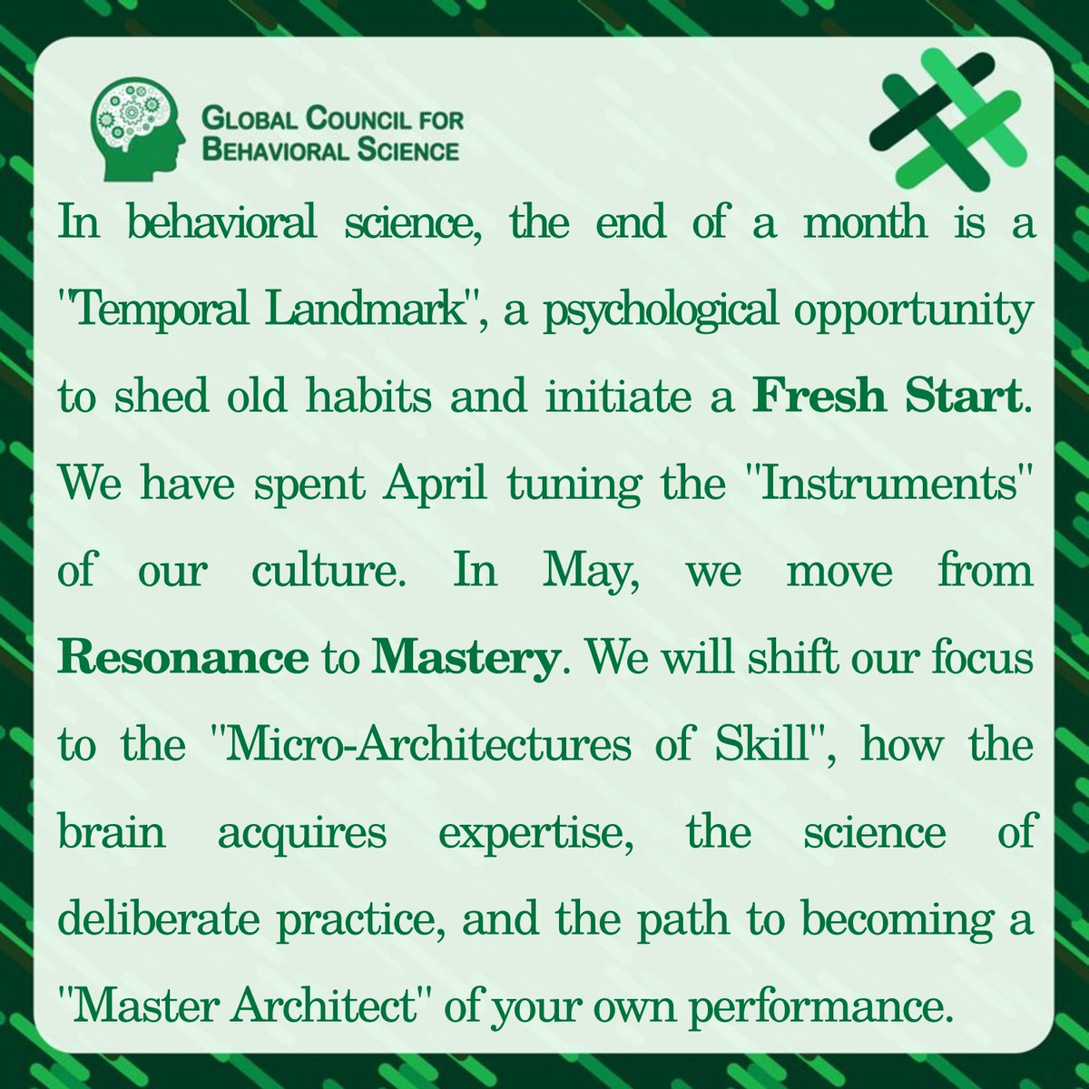 Global Council for Behavioral Science tweet media