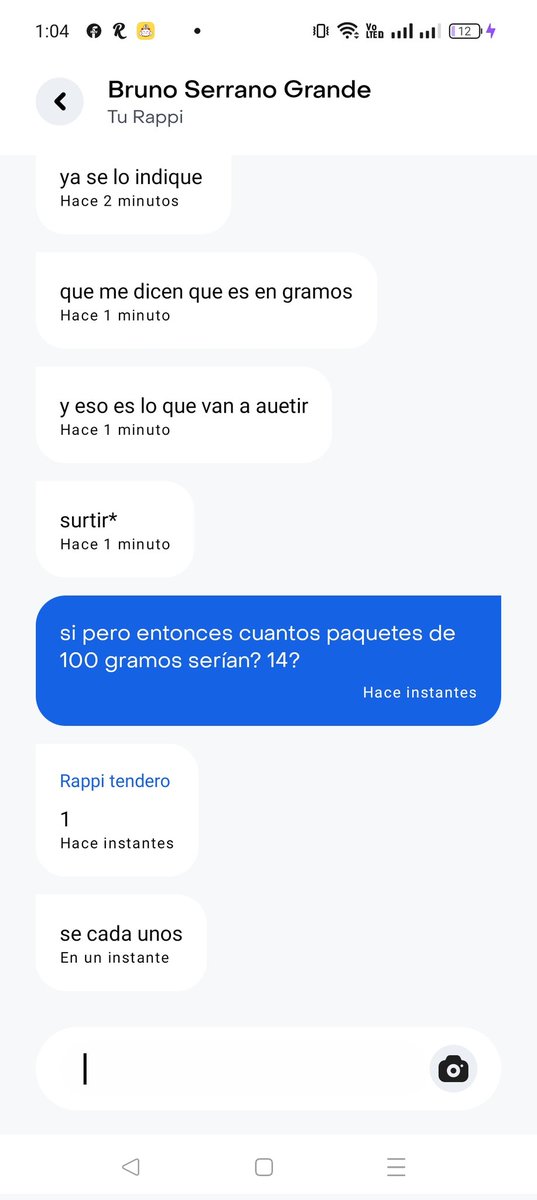 TuHonestoCesar's tweet photo. @RappiMexico paso 1 pides en rappi México, paso 2 el socio te dice que no te van a surtir lo que esperabas y que mejor canceles, paso 3, para evitar problemas cancelas y te chingan 30 pesotes aunque tu no tuviste la culpa. Cada vez peor el servicio. https://t.co/WqEK80GCvx