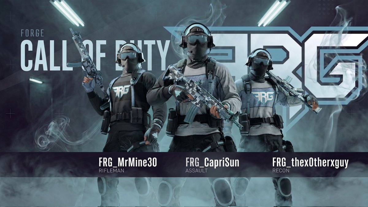 FRG_Hammer's tweet photo. @FRG_TheForge got there warzone team ready for next season! https://t.co/FDxL1rcGdr