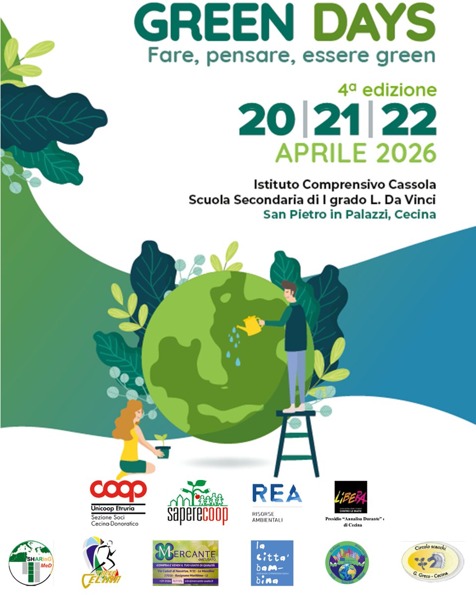 sharingmed's tweet photo. #Cecina, incontro con studenti e studentesse delle scuole medie dell'Istituto  Comprensivo Cassola dio #Cecina, per ripensare il futuro in chiave più Green e con il supporto delle evidenze scientifiche.

Qui altri dettagli: https://t.co/5aO0UgkMdz

1/2 https://t.co/f06csVIMhR