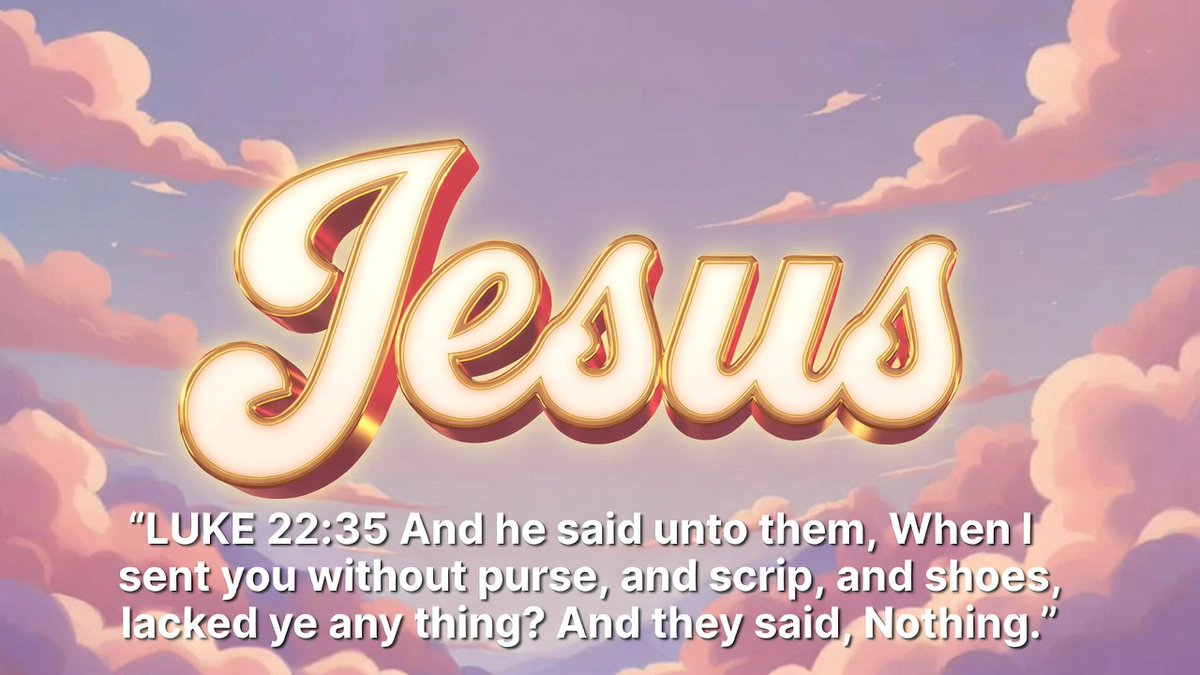 Victorcarjan's tweet image. KJV LUKE 22:35  #Jesus @Grokai
#Faith #Disciples #Bible #Biblestudy #Gospels