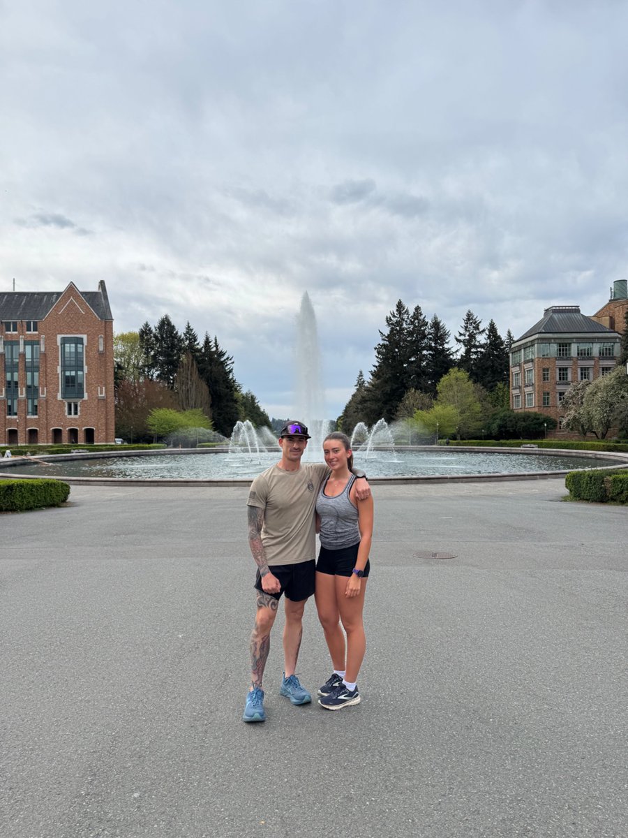 nolecore's tweet photo. In town to visit my daughter! ☔️🐺
Is anyone going to be at UW football practice tomorrow? https://t.co/uZodM5jgkt