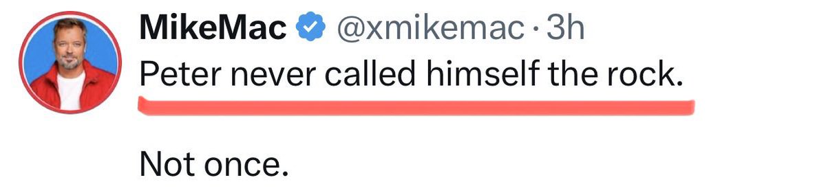 Peter didn’t HAVE to. JESUS did: “And I say unto thee, thou art ‘Kepha’ (Aramaic for ‘Rock’), &amp; upon this ‘kepha’…”

And Paul did: “James, Cephas (Greek form of ‘Kepha’), &amp; John, those esteemed as pillars…”

And John did: “You are Simon son of John. You will be called Cephas.”