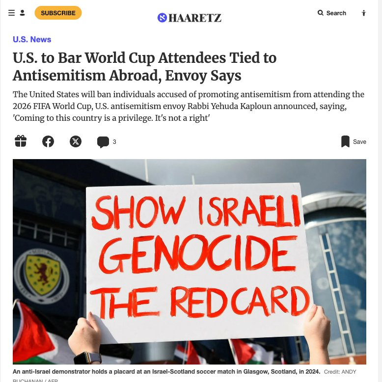 QuitFrank's tweet image. #fifa The tens of thousands you will spend on tickets, travel and accomodation, then you only need to be accused of antisemitism and you get sent back home with nothing...whose up for that?