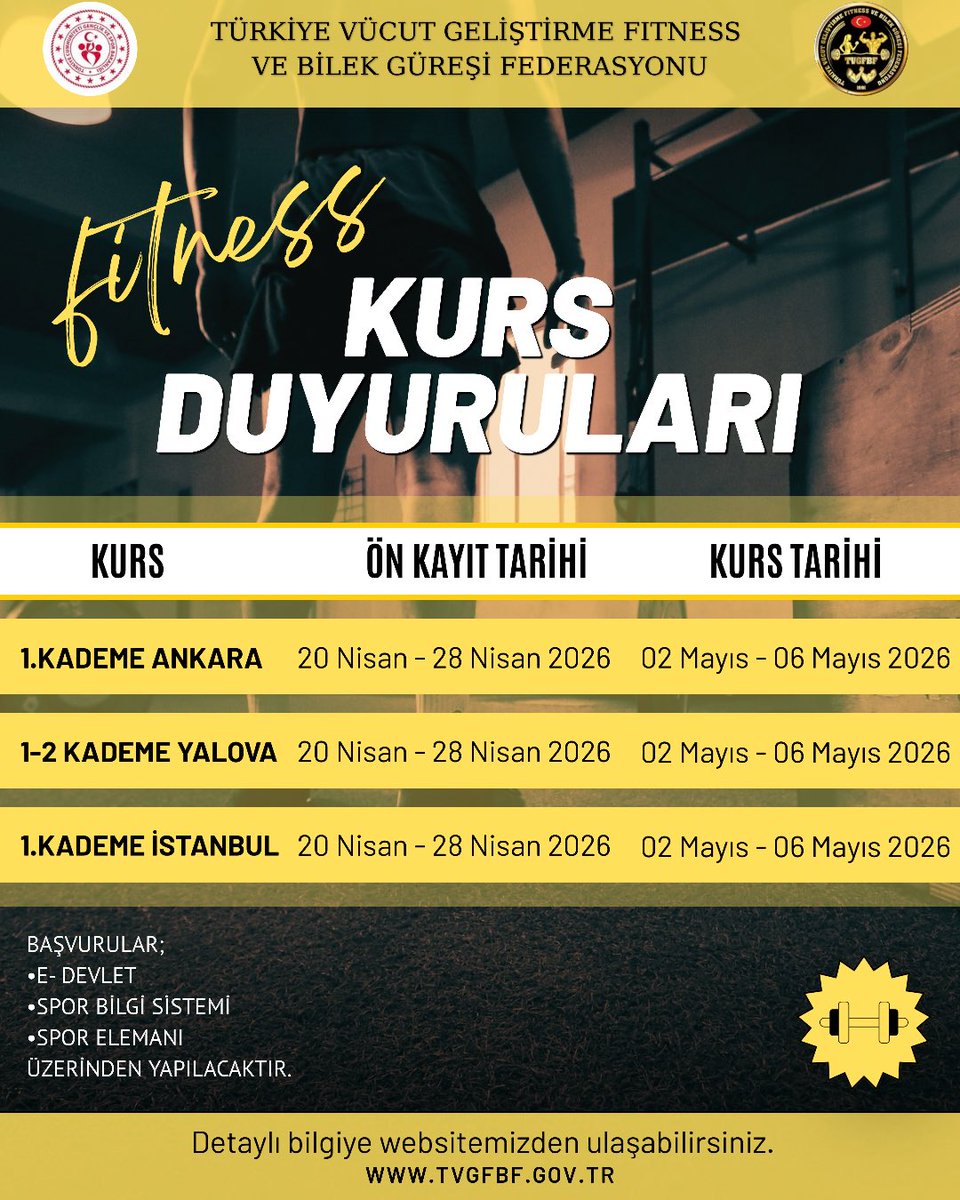 Vücut Geliştirme Fitness ve Bilek Güreşi Fed. tweet media