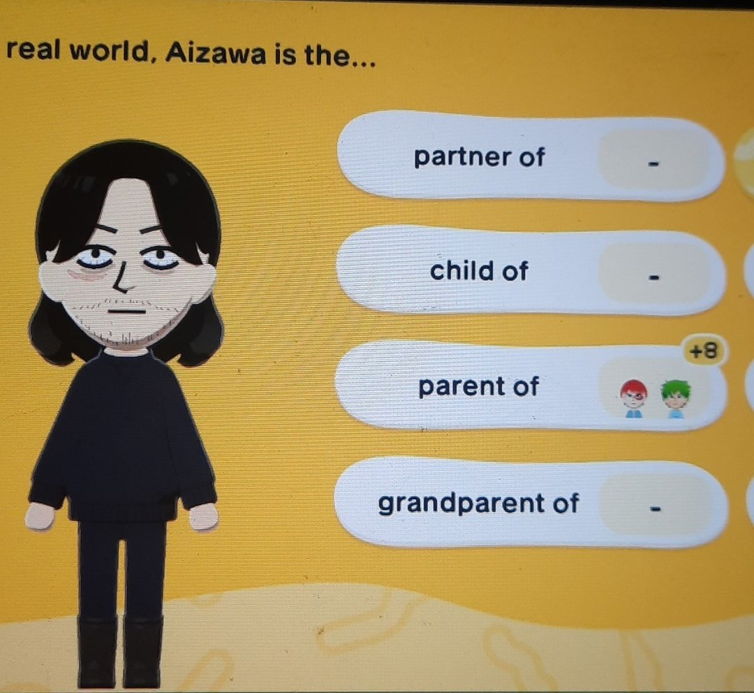 mellowsk_'s tweet photo. Aizawa and his 10 adopted children https://t.co/BC3dVPyife