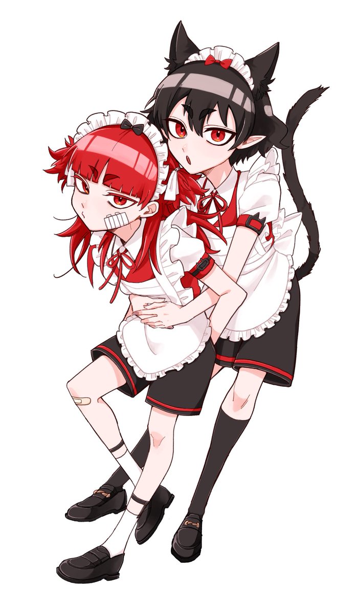 何かを作ろうと思って描いたけど結局何にも使わず、さらに元データもどっか行った子猫ズの発掘🐱🐱おまえもステッカーにしちまおうか