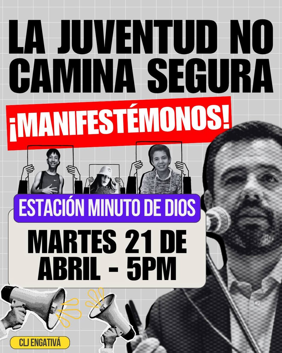 Están haciendo esta invitación a la ciudadanía para aprovechar este espacio y exigir soluciones reales porque #BogotáMiCasa #BogotáNoCaminaSegura #BogotáCaminaInsegura