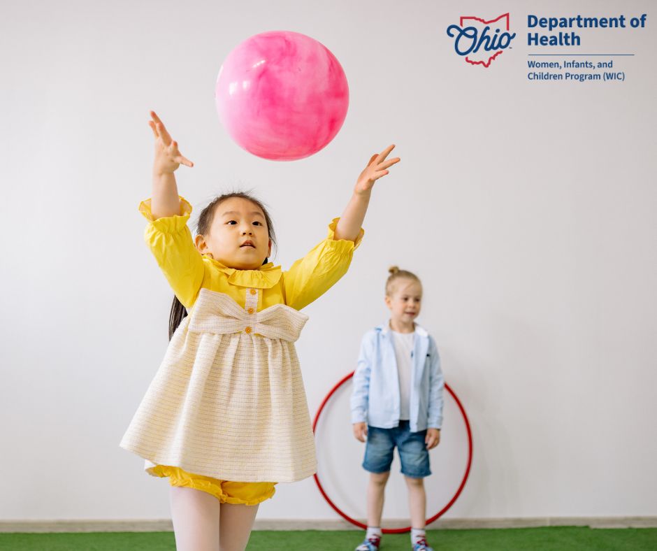 Encourage your toddlers to do physical activity by keeping it fun! Here are some ideas:
1. Practice catching and bouncing. 
2. Make up games to incorporate different types of movement.
3. Invent silly walks or runs, like running like a monkey or jumping like a bunny.