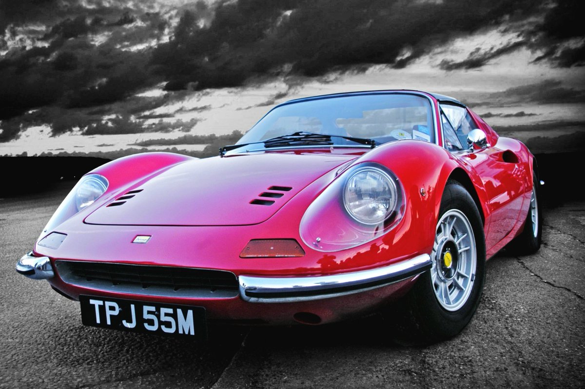 HappyMotorhead's tweet photo. HOT or NOT? 🔥
This screaming red Ferrari Dino 246 GT with those curves and classic aggression...
If you won this car... Would you daily this beauty or is it too much temptation? 😏
#Ferrari #Dino246GT #ClassicFerrari #HotOrNot #Supercar https://t.co/CmDOHM49iD