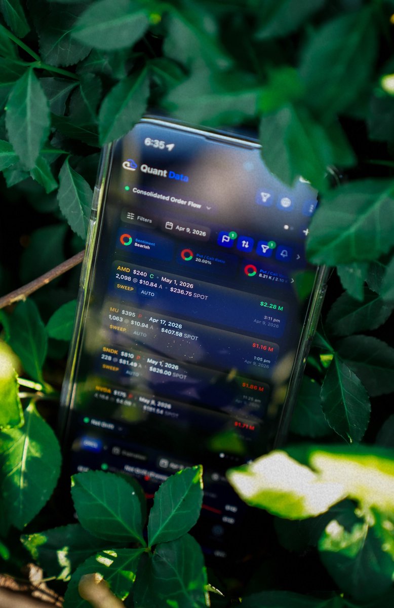 🚀 Quant Data mobile app in the wild…👇