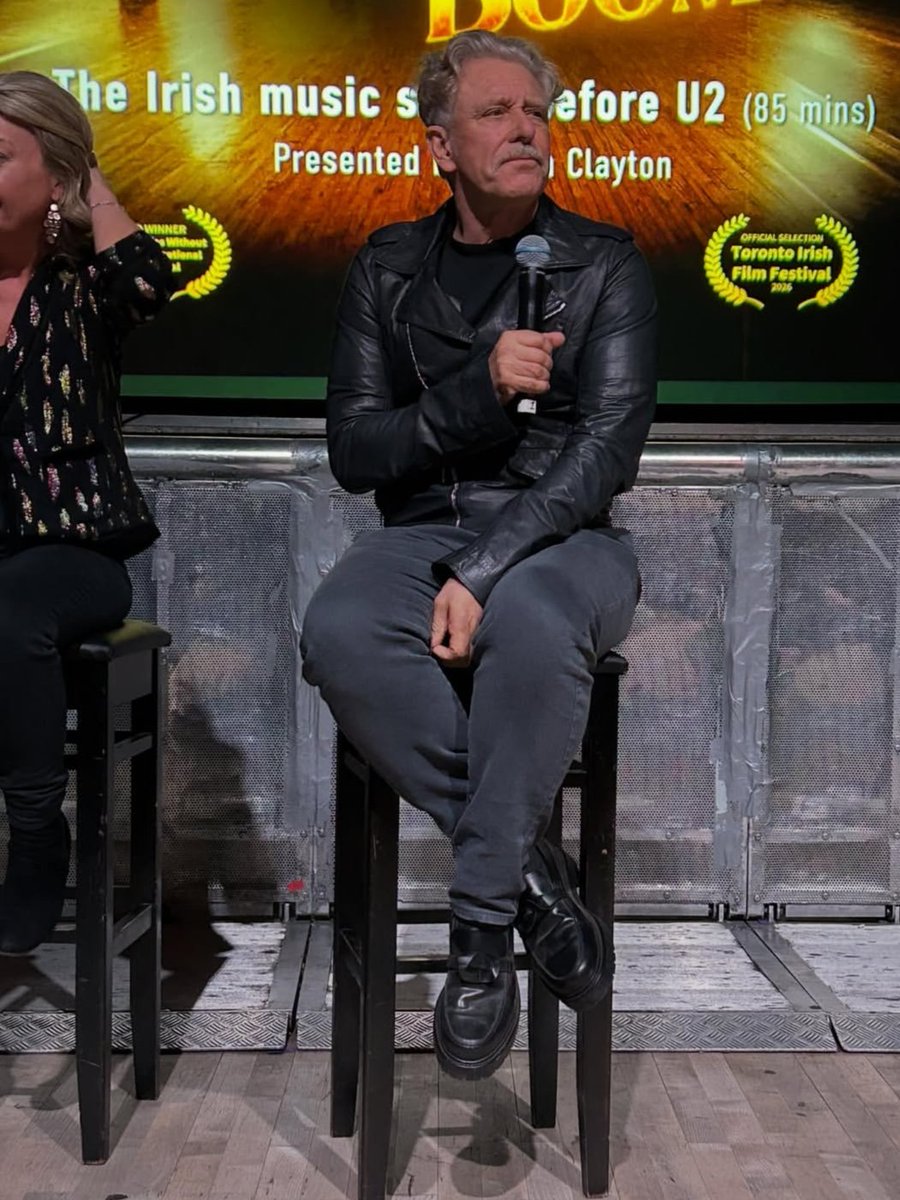 febottini's tweet image. 🆕️ Adam Clayton joins the Q&amp;amp;A with Magra Billy after the Ballroom Boom screening at Electric Ballroom, in Camden, this evening.

@u2 #u2 #adamclayton 

Credit: claytonbassrules