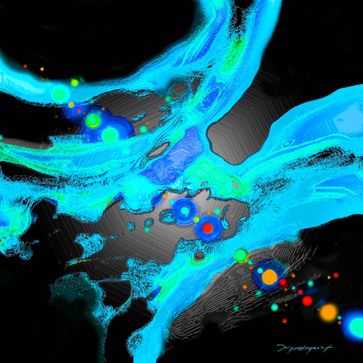 tzohysjpn's tweet image. Milky Way - Amanogawa Blue ; 
- 天の川ブルー - 
Taizo Hayashi ; Japan 
Digital Paintings ; 

#art #arte #abstractart #abstractpainting 
#digitalart #Digital    
#抽象画　＃絵画　＃アート　
＃デジタルアート　＃デジタル絵画　
＃絵描きさんと繋がりたい