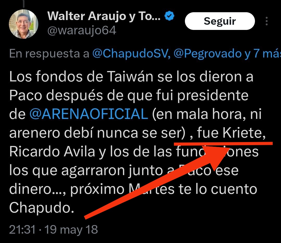 Roberto Kriete siempre se ha aprovechado del estado, claro, a todos les ha dado dinero para sus campañas. De gratis no adula al presidente de turno. Si hasta Walter Araujo lo sabía. 🤪